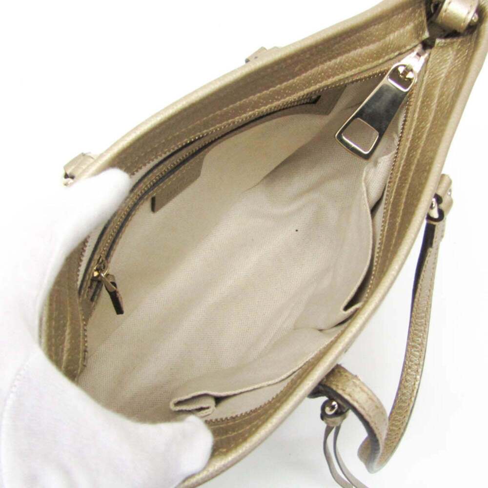 GUCCI Cream Leather Shoulder Bag - Picture 3 of 16